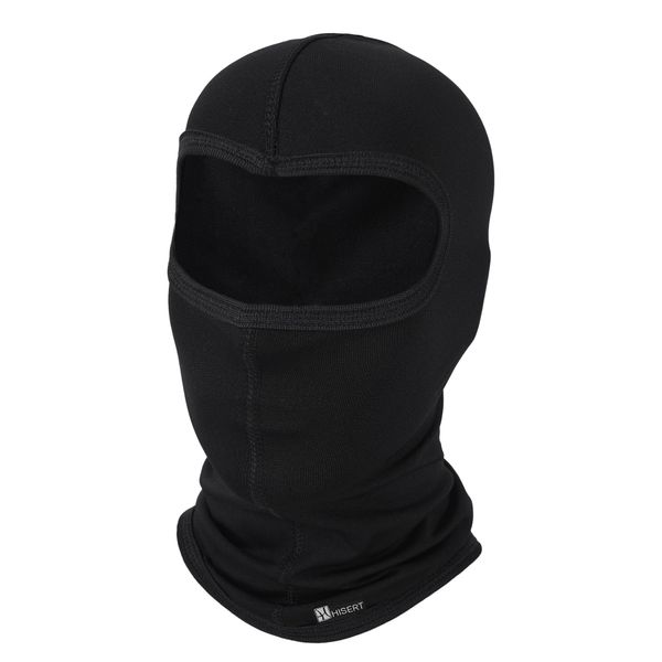 Hisert Men Ski Mask Silverplus heat-activated HR 13 - Black - Medium/Large