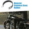 A ABSOPRO Motorcycle Exhaust Down Pipe Clamp Bracket Fastener 100mm/3.94"