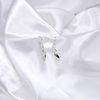 Tuscany Silver Women's Sterling Silver Twist Spoon Drop Earrings