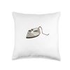 Steam Iron Throw Pillow