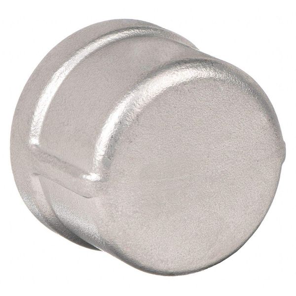 Cap, 1/8 in, 304 Stainless Steel, 150 PSI
