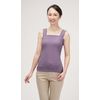 100% Cotton No Show Off Tank Top Lavender M