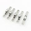 Sourcingmap 5 Pcs Home Wardrobe Sliding Door Grooved Single Wheel Roller Replacement