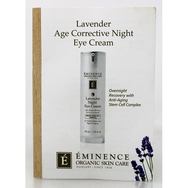 Eminence Lavender Age Corrective Night Eye Cream Sample Size