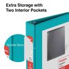 Staples Mini (5.5 x 8.5) View Binder 1" 3-Ring, Teal (26456-CC)