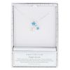 equilibrium Equilibrium Forget Me Not Elegant Silver Plated Pendant Necklace