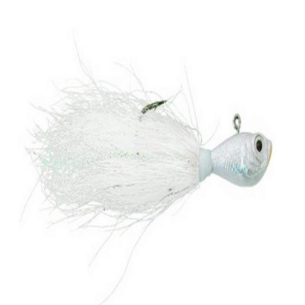 SPRO SBTJW-6 Prime Bucktail Jig, 6-Ounce, White