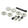 Bostitch Office Xtreme Duty Adjustable Hole Punch Replacement Heads & Disc Kit (03203), Silver