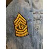 U.S. Army E-9 CSM US Army Senior Sergeant Sergeant Sleeve Episode (Velcro Closure)