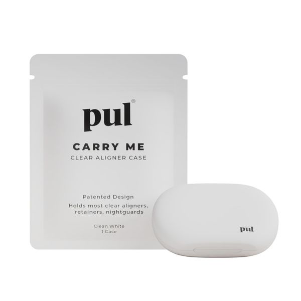 Clear Aligner and Retainer Case by PUL (White)