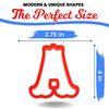 Curly Letter A Plast-Clusive Hand Made Cookie Cutter 10cm PC0130
