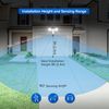 SANSI Solar Security Light Outdoor IP65 Waterproof LED Motion Sensor Wall Lamp