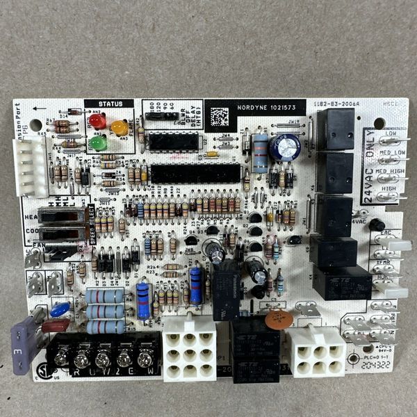 NORDYNE 1039191 Furnace Control Circuit Board 1182-216 1182-83-2006A  (H50)