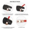140PCS Copper Wire Ring Terminal Lug SC Battery Welding Bare Connectors Set Kits