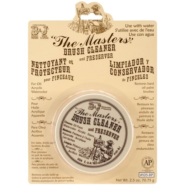 General Pencil Various The Master's Brush Cleaner and Preserver-2.5 oz