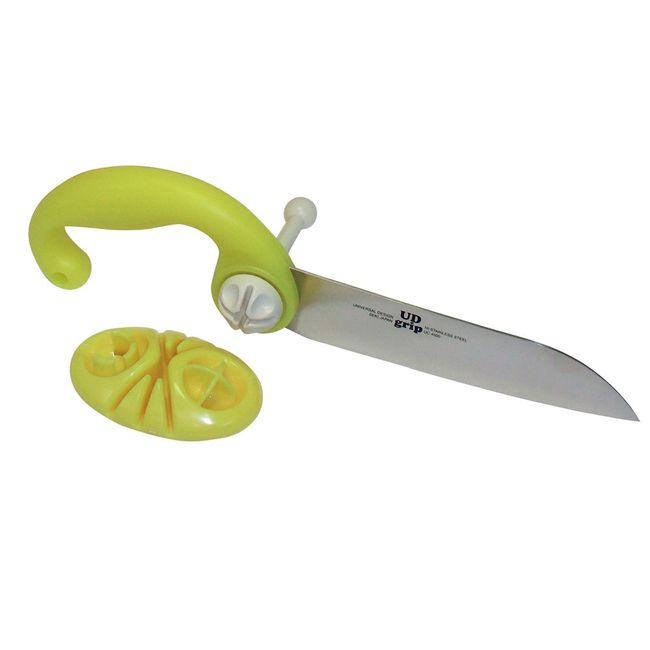 Ukai UC-4500 Assistance UD Grip Knife, Yellow