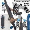MEOLLO Longboard rack wall mount (100% Steel) (2 x White)