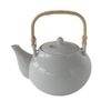 ku025 White Tea Pot Pot with Infuser