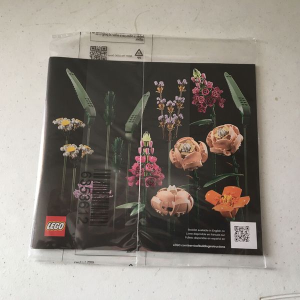 NEW  Manual ONLY LEGO Botanicals 10280 Flower Bouquet in original plastic wrap