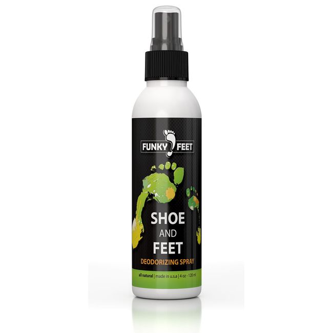 Foot Odor Spray - Shoe Spray Deodorizer & Odor Eliminator - No More Embarrassing