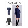 McCall's Sewing Pattern-M7993Y-Misses' Dresses, Paper, White, Various