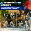 2 Pack 420mg 5-in-1 Magnesium Complex Supplement - Bioavailable Forms Magnesium