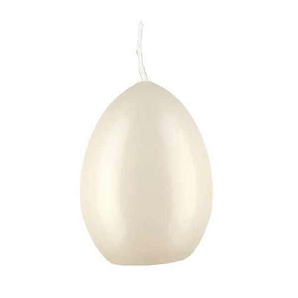 Kopschitz Vanilla Egg Candles, 60 x 45 mm, Pack of 6