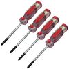 4 Pack Mini Pocket-Clip #0 Phillips Screwdriver with Magnetized Tip, 4-inch Overall Length