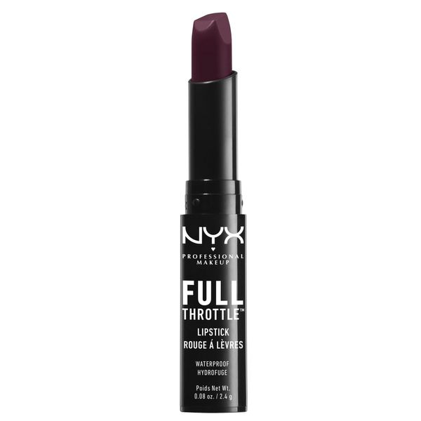 NYX Nyx cosmetics full throttle lipstick night crawler