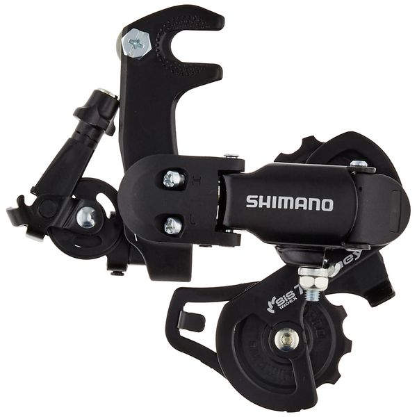 Shimano RD-FT35 6/7-speed rear derailleur with mounting bracket