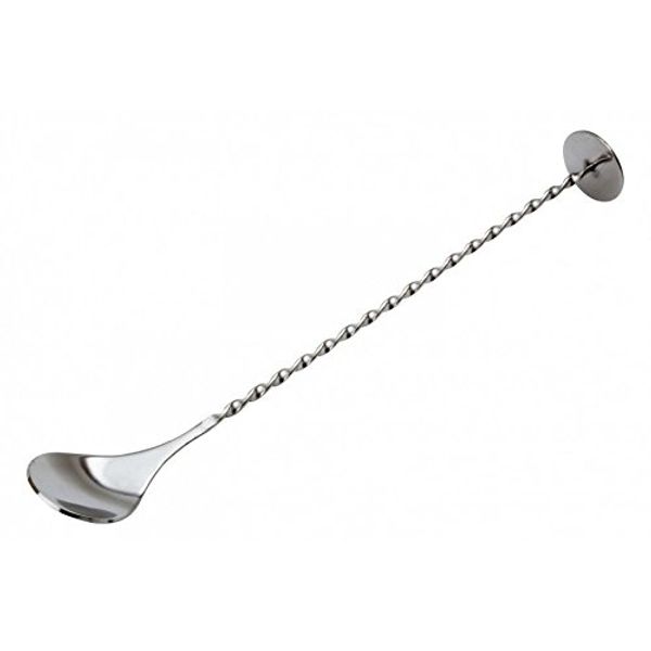 Kabalo Professional Stainless Steel Twisted Bar Cocktail Muddler Drinks Mixer Spoon Stirrer