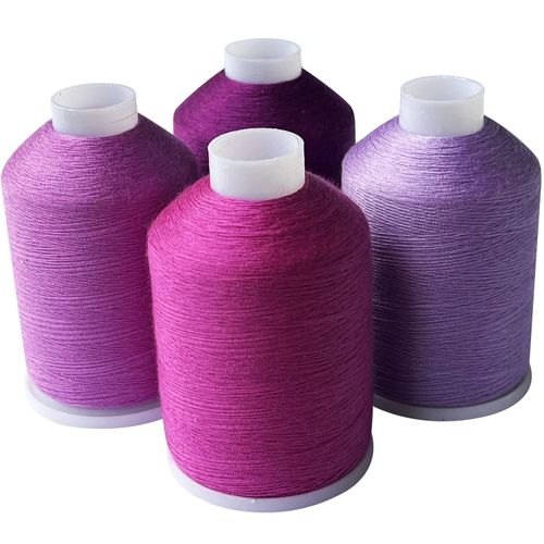 Sewing Thread 4 Colors Set 40s/2 for Sewing Machine，Quilting，Hand Sewing Total 4000yards （rosepurple Series）