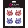 Arizona Wildcats Glitter Tattoo 4-pack