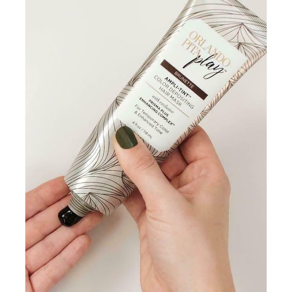 NEW Orlando Pita Play BRUNETTE Ampli-Tint Color Depositing Hair Mask 4oz