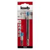 kwb Bit Holder Long + Bit Holder Short for Bits C 6.3 1/4 Inch Quick Change Bit Holder