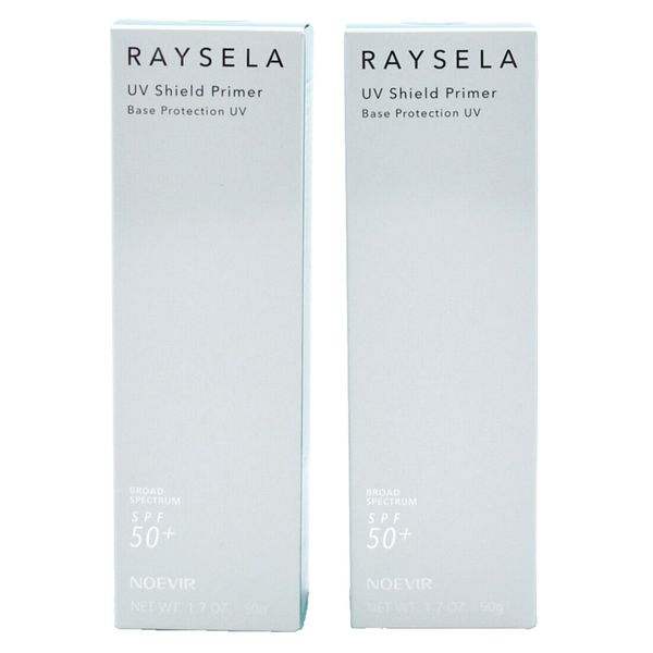 Noevir Raysela UV Shield Primer SPF 50+ Broad Spectrum - 1.7oz / 50g [ 2 Pack]