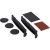 FISCHER Unisex – Adult Quick Patch Box 7-Piece Tyre Levers Black Normal