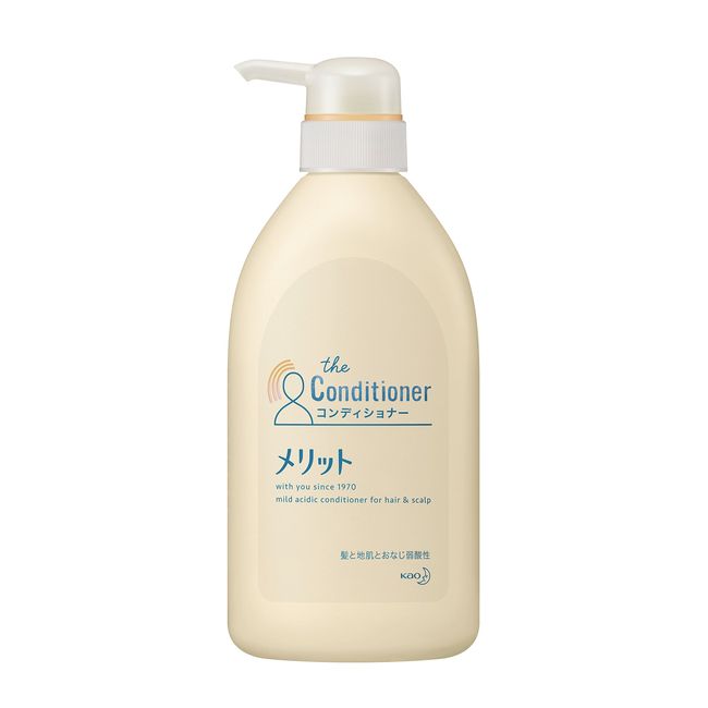 Merit Conditioner Pump, 16.2 fl oz (480 ml) (Quasi-drug)