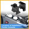 Partuto Center Console Drink Cup Holder Insert Divider for Honda CRV 2015 Replacement