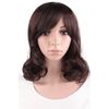 MapofBeauty Fashion Medium Curly Wig (Brown)