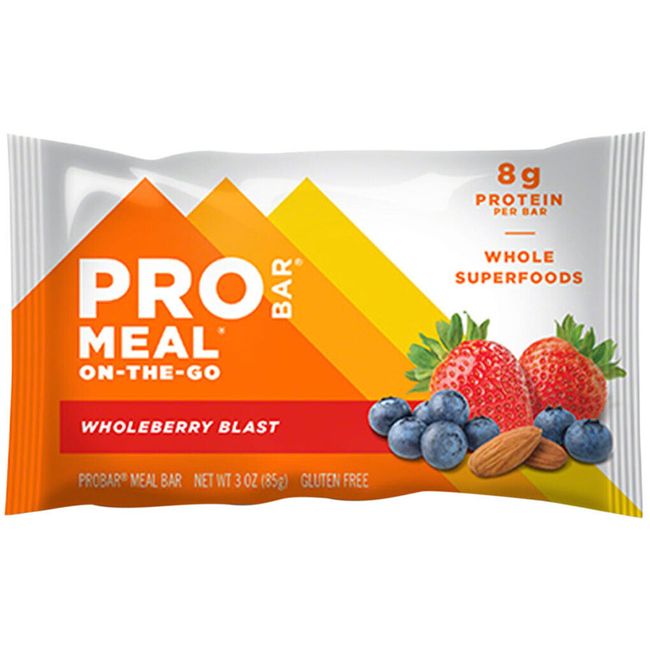 ProBar Meal Bar Certified Organic and GMO Free Whole Berry Blast Box of 12