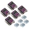 DollaTek 5Pcs 3D Printer Stepstick DRV8825 Stepper Motor Driver Reprap 4 Layer PCB
