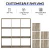 9-Cube Storage Shelves Open&Close Bookshelf Closet Organizer Cubes Rack Cabinet