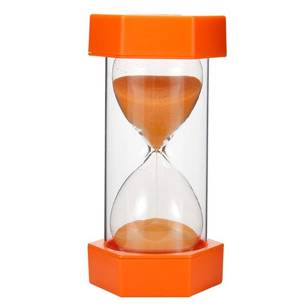 jiashemeng Sand Timer, Hourglass Sandglass Sand Clock Timer 5/10/15/20/30min Hourglass, Kitchen Timer Child Game Toy Random Color 5 Minutes