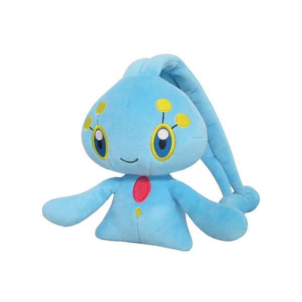 Sanei Boeki PP72 Pokémon All Star Collection Plush Toy, Manaphy, Size S, W 4.3 x D 3.0 x H 5.9 in (11 x 7.5 x 15 cm)