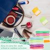 40 Pack Clear Braces Wax for Teeth Dental Wax for Braces Wearer Tooth Wax for Braces and Oral Appliances with Colorful Storage Case and Fruit Smell, Relieves Irritation and Pain