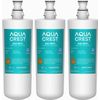 AQUA CREST 3US-AF01 Under Sink Water Filter, NSF 42 Certified Replacement, (3)