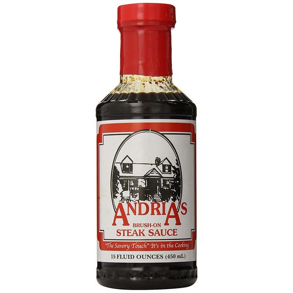 Andria's Brush On Steak Sauce, 15 Ounce Bottle (Pack of 3)