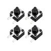 uxcell 4.5mmx4.5mmx4.5mm Panel PCB Mount Momentary Tactile Tact Push Button Switch 15Pcs