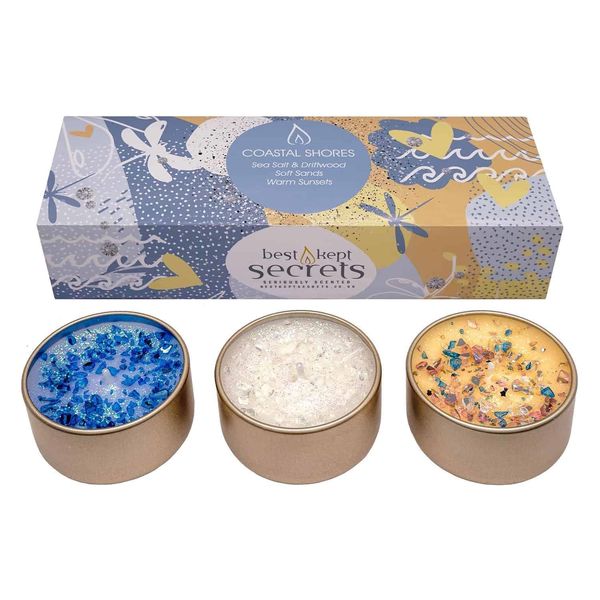 Best Kept Secrets Three Lites Coastal Shores Candles Set